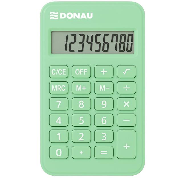 [DO208206] Taschenrechner Donau Tech K-DT2082 grün