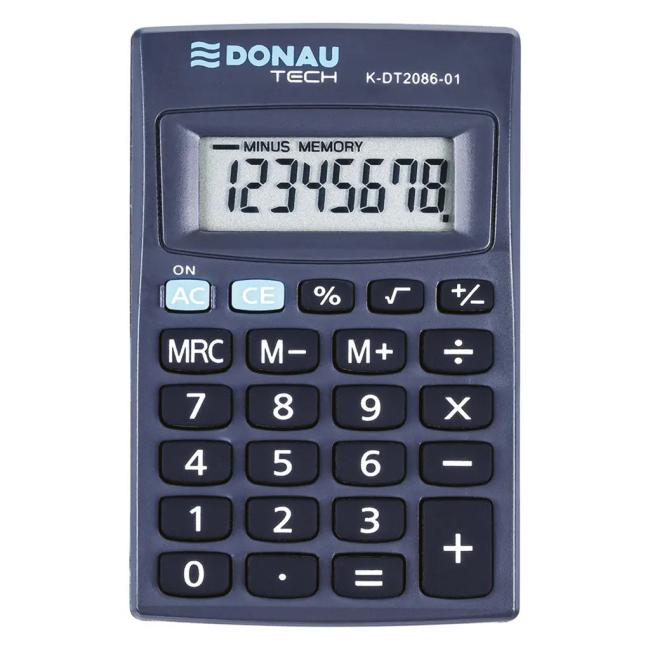 [DO208601] Donau Tech K-DT2086 Taschenrechner schwarz