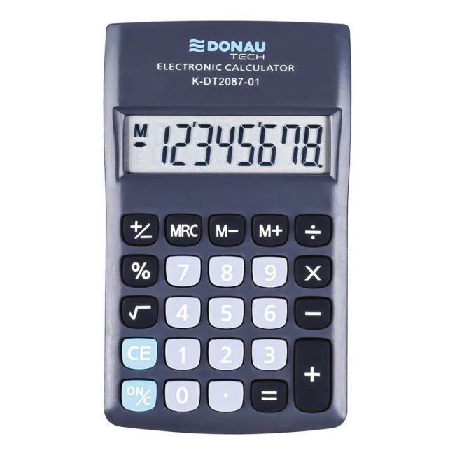 Taschenrechner DONAU TECH K-DT2087-01 schwarz