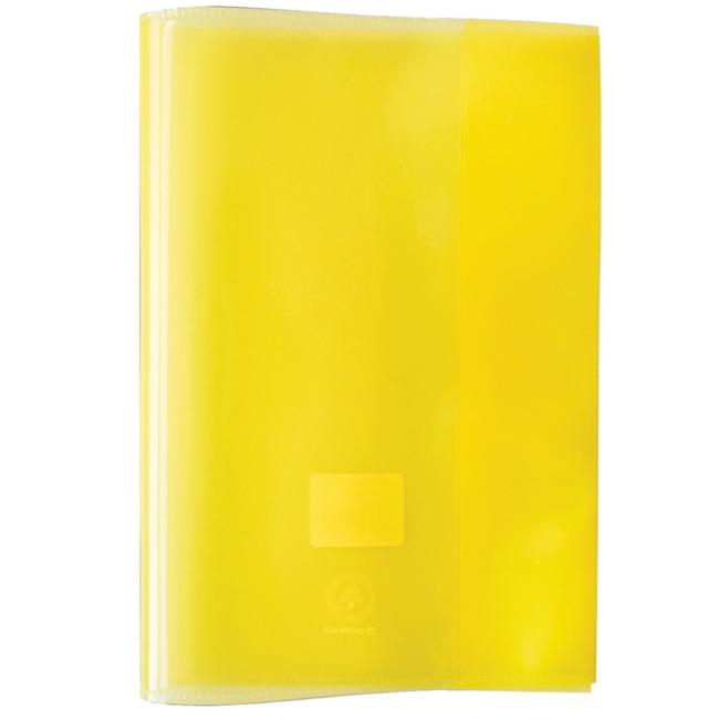 Notizbuchhüllen, Gimboo, A5, glatt, 150 µm, gelb