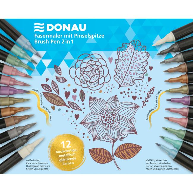 Set mit Metallic-Lackmarkern DONAU