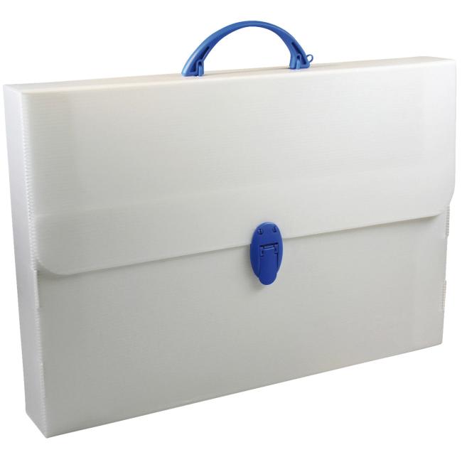 [DO330329] Kunststoff-Aktentasche A3 mit Griff, transparent, DONAU