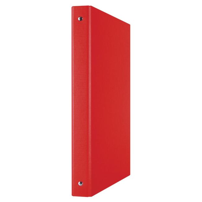 4-Ring-Ordner DONAU, Karton und Folie, A4/4R/20 mm, rot