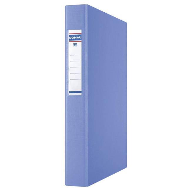 [DO373410] 2-Ring-Ordner DONAU Karton und Folie, A4/2R/25 mm, blau