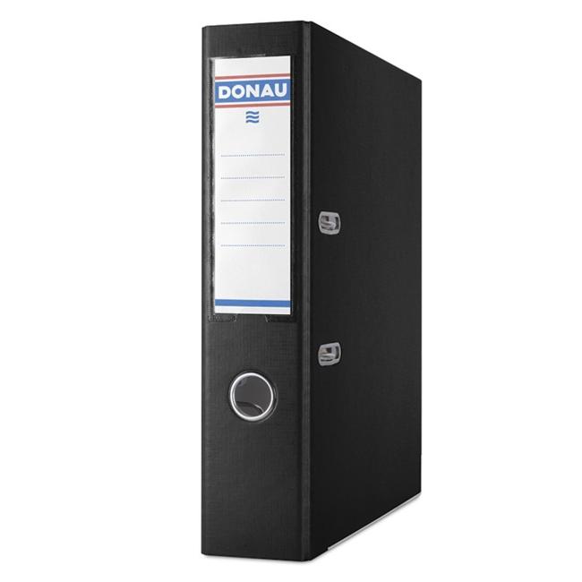 [DO397501] Hebelordner DONAU Premium-S, Karton/PP, A4/75 mm, schwarz