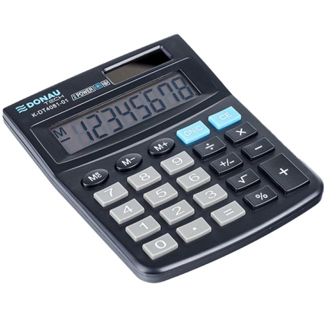 Taschenrechner DONAU TECH K-DT4081-01 schwarz