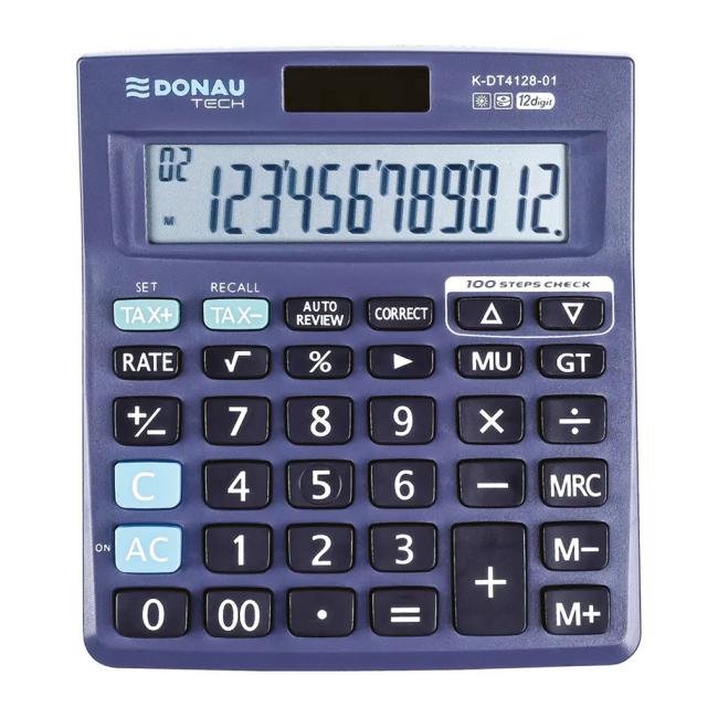 Taschenrechner Donau Tech K-DT4128 schwarz