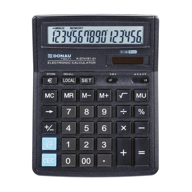 Taschenrechner Donau Tech K-DT4161 schwarz