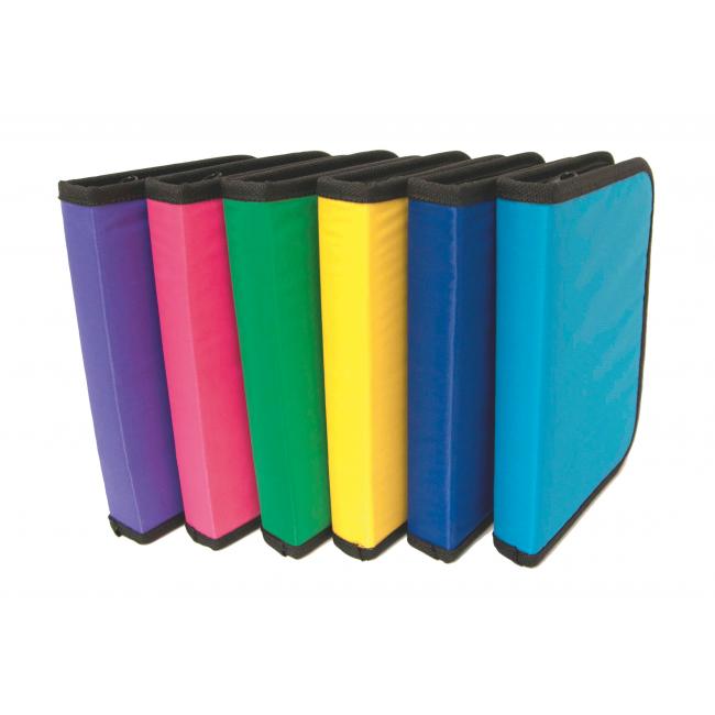 Gimboo Federmäppchen mit 1 Reißverschluss und 1 Klappe, leer, verschiedene Farben