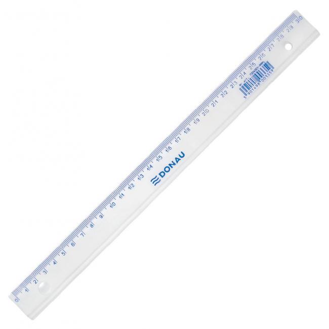 Lineal DONAU 30cm transparent