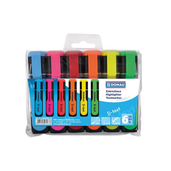 DONAU D-text 6S Textmarker-Set