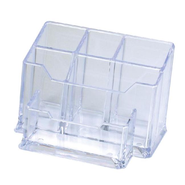 Stiftehalter, 6-teilig, transparent