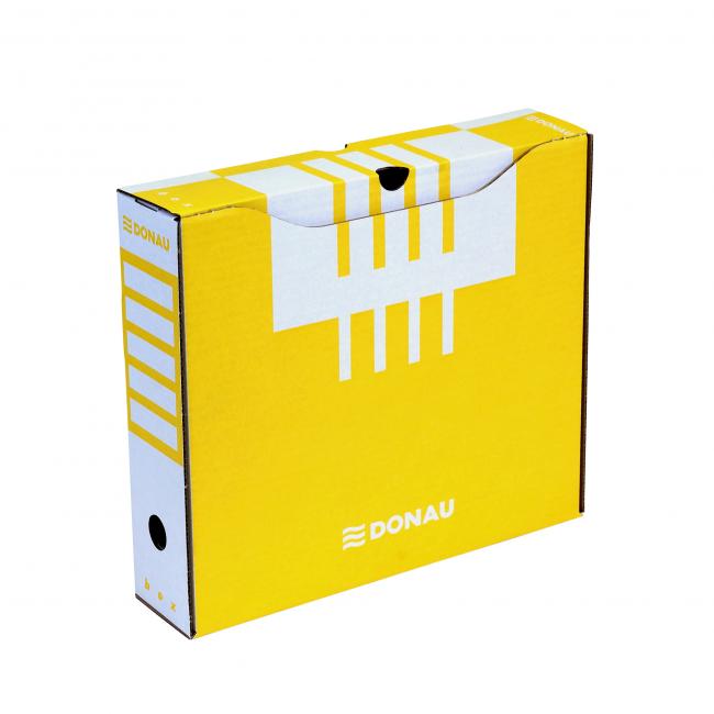 [DO766011] Archivbox DONAU 80mm gelb