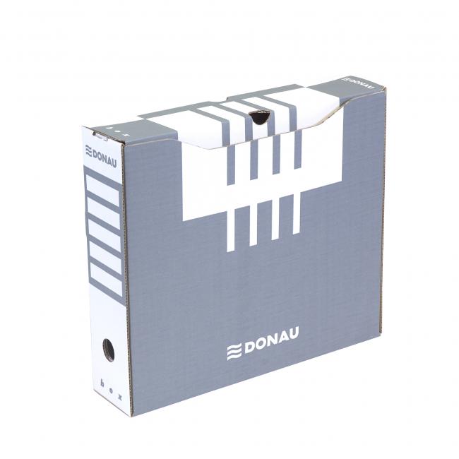 Archivbox DONAU 80mm grau