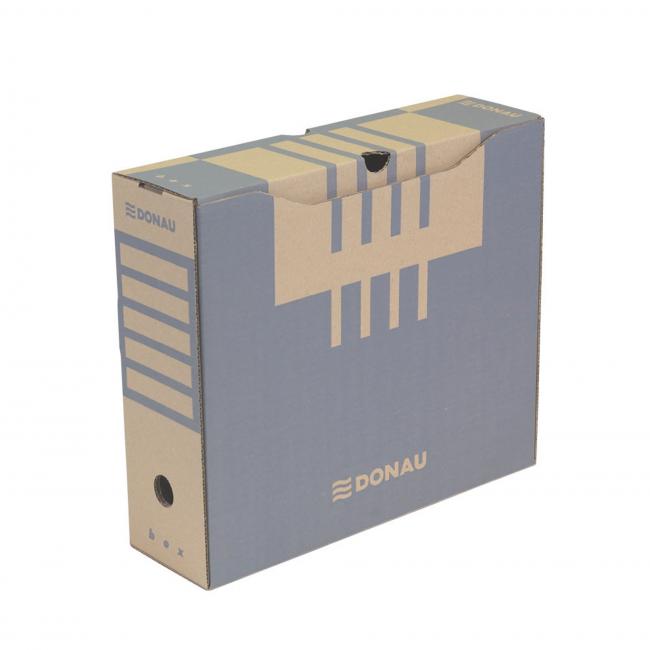 [DO766130] Archivbox DONAU 100mm braun