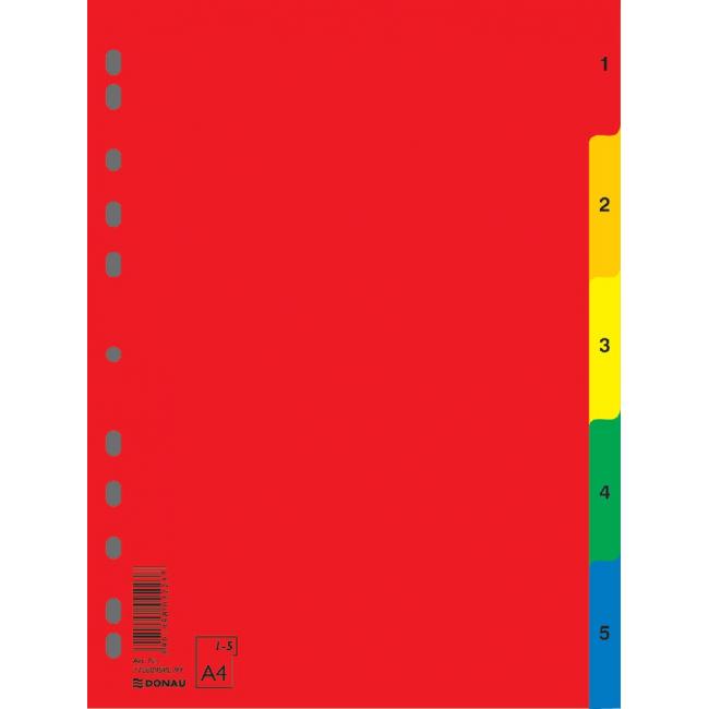 Kunststofftrennwand DONAU 1-5 farbig