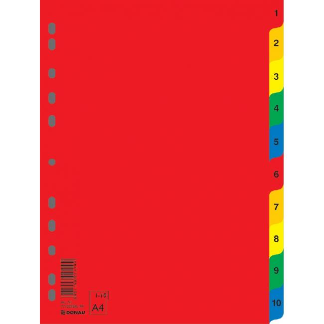[DO771299] Kunststofftrennwand DONAU 1-10 farbig