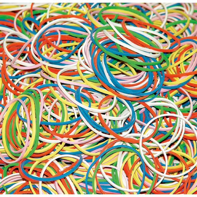 [DO778599] Gummibänder 57 mm, verschiedene Farben, 0,5 kg