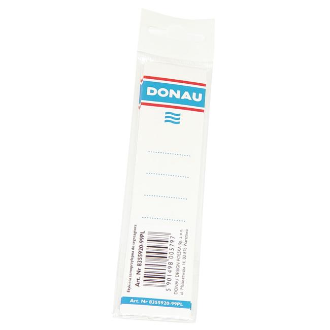 Selbstklebendes Rückenetikett für Ordner, 33 x 153 mm, weiß