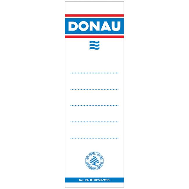 Rückenetiketteneinsatz für Ordner 48x153mm weiß