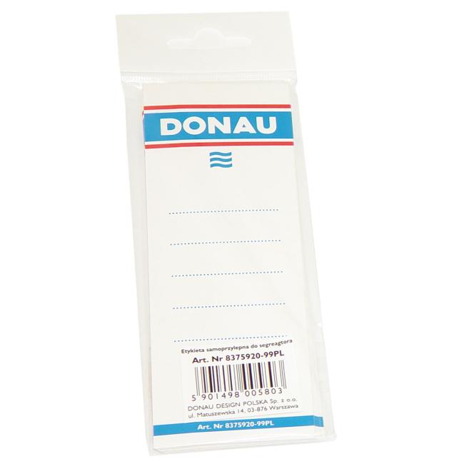 [DO837509] Selbstklebendes Rückenetikett für Ordner, 54 x 153 mm, weiß