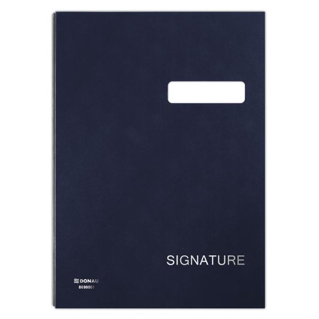 Signaturbuch DONAU dunkelblau