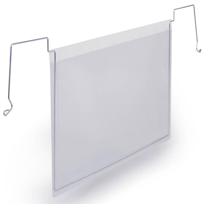 Hängebeutel mit Drahtaufhänger, A5-Breite, 50 Stück, transparenter A5-Drahtaufhängerbeutel