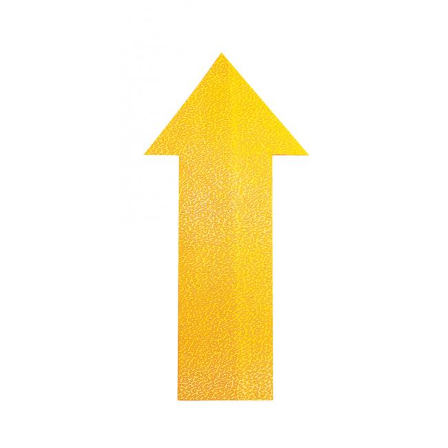 Bodenmarkierungspfeil gelb 10 Stück