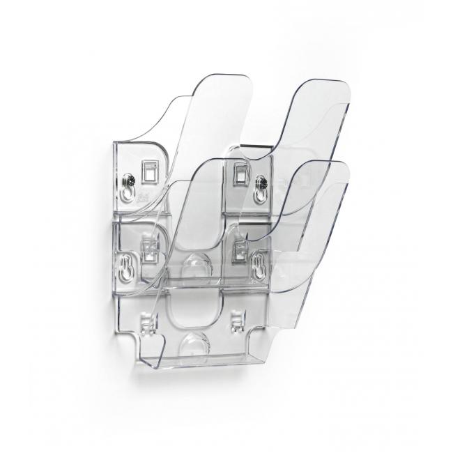 FLEXIPLUS 2 A5 Prospektständer-Set, transparent