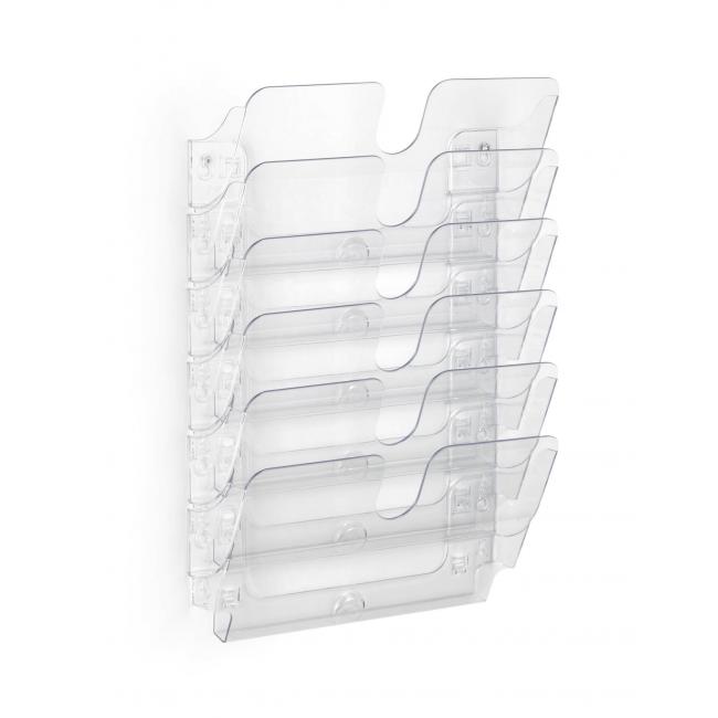 Set Prospektständer FLEXIPLUS 6 A4 transparent horizontal