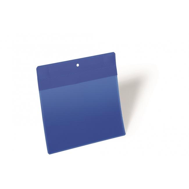 [DU174607] Magnetische Etikettentasche, 210 x 148 mm breit, 10 Stück, blau