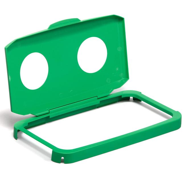 [DU180949] Klappdeckel mit Flaschenlöchern für den DURABIN 60 Korb, grün