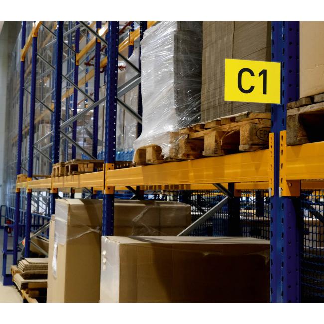 Magnetische Gangmarkierung A5, Querformat, transparent