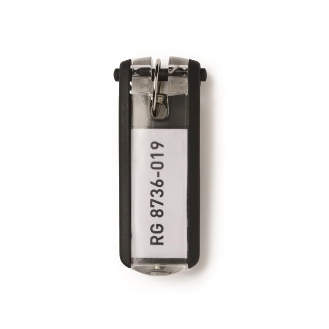 [DU195701] Schlüsselanhänger, robuster Schlüsselclip, schwarz, 6 Stück