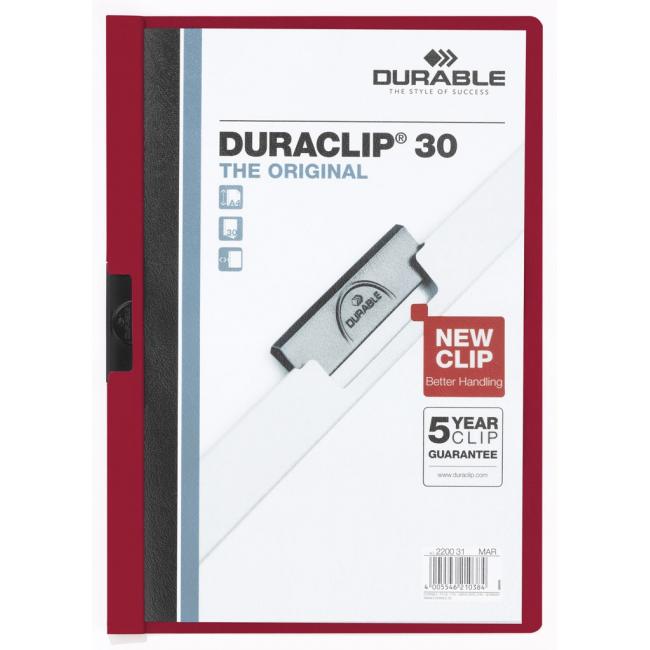 Clip-Abdeckung DURACLIP Original 30 bordeauxrot
