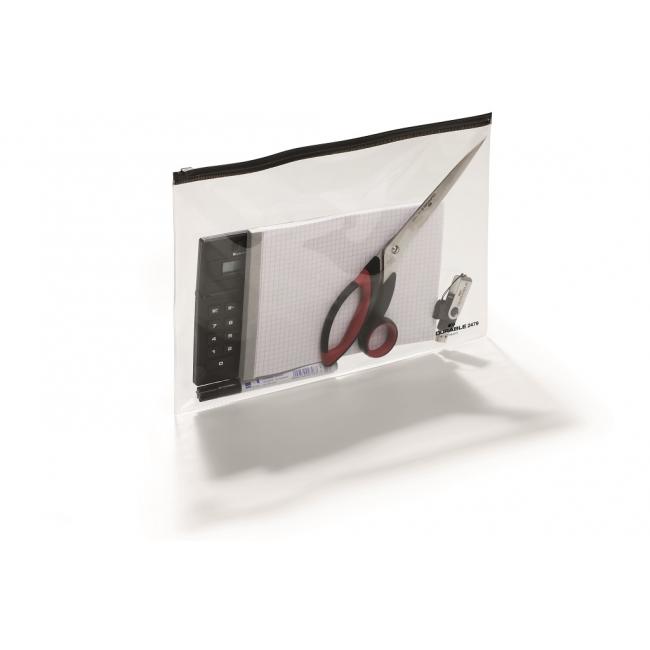 [DU247901] A4-Kunststoffmappe mit Reißverschluss, strapazierfähig