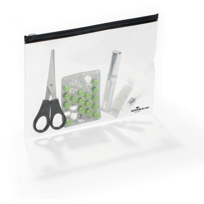 [DU248001] A5-Kunststoffmappe mit Reißverschluss, strapazierfähig