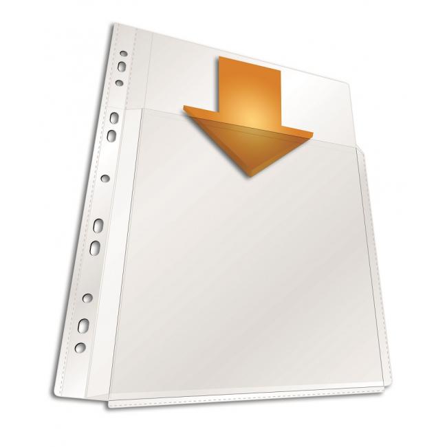 [DU266719] Euro-Kataloghülle, strapazierfähig, extra breit, ohne Klappe, 180 µm, 5 Stück