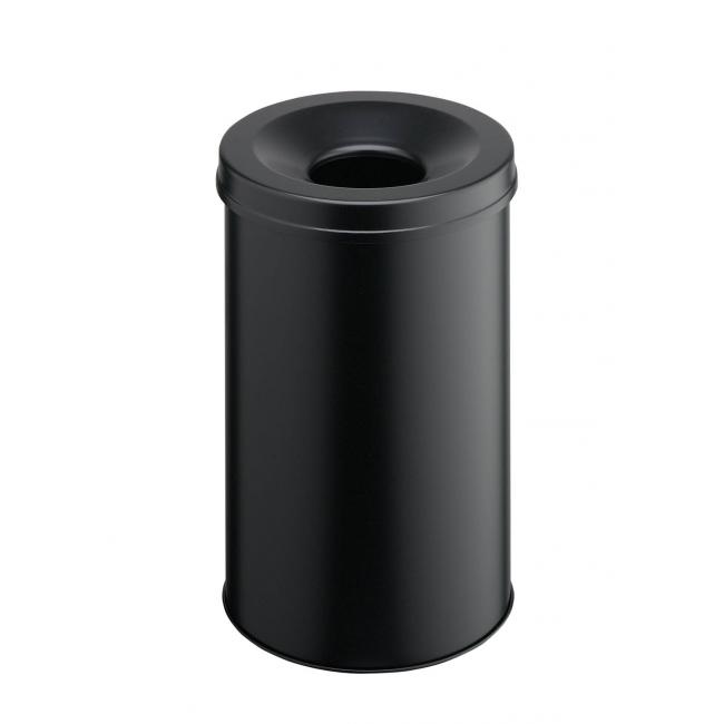 [DU330601] Feuerfester Stahlbehälter 30 l schwarz