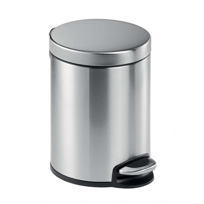 Edelstahlkorb mit Pedal Stufe 5 l