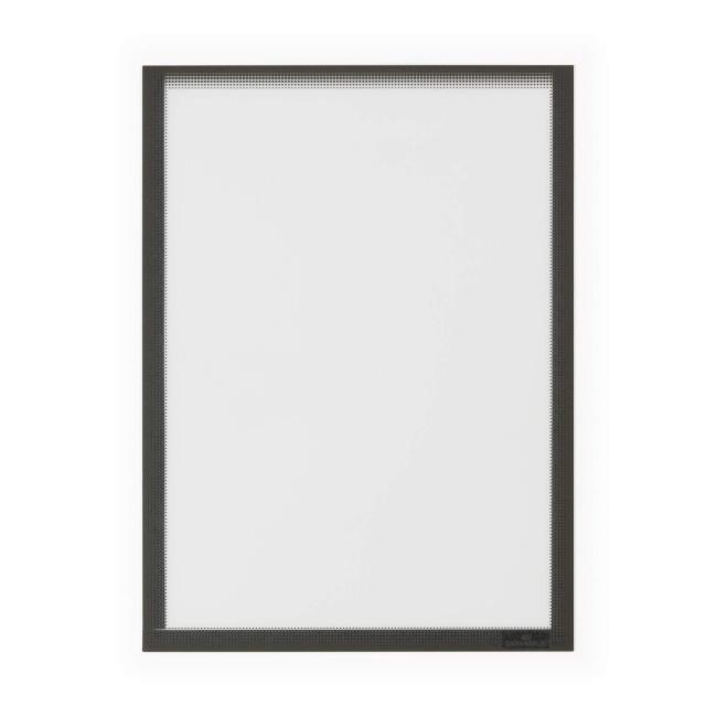[DU400757] Magnetischer Dokumentenhalter A4, strapazierfähig, grau/anthrazit, 5 Stück