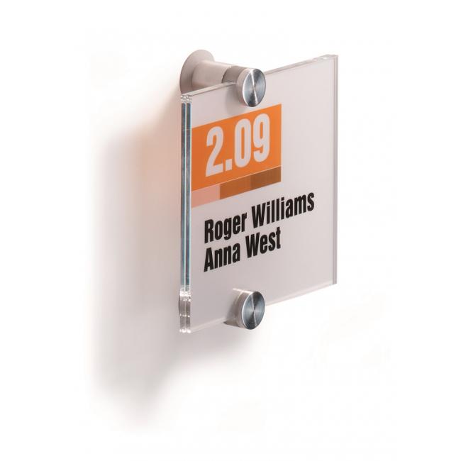 Informationstafel Crystal Sign 105x105 mm
