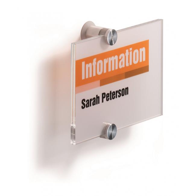 Informationstafel Crystal Sign 148x105 mm