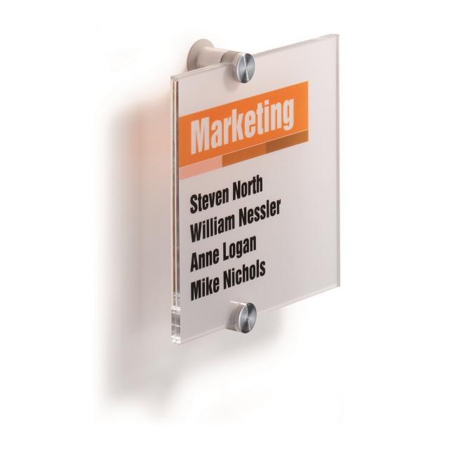 Informationstafel Crystal Sign 148x148 mm