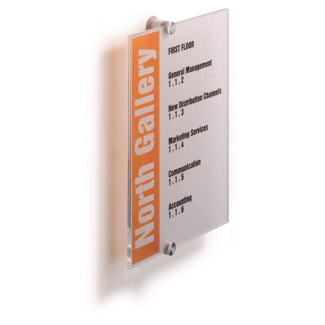 Informationstafel von Crystal Sign, 210 x 297 mm (A4)