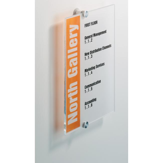 [DU482619] Informationstafel von Crystal Sign, 297 x 420 mm (A3)