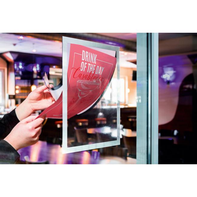 [DU484123] Selbstklebende Paneele Duraframe Sun A4 silber