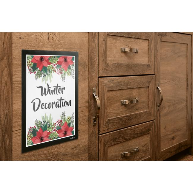 [DU484301] Selbstklebende DURAFRAME TAPETE A4 schwarz