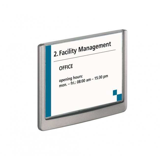 Informationstafel „Klicken Sie auf das Schild“ 149 x 105,5 mm Graphit