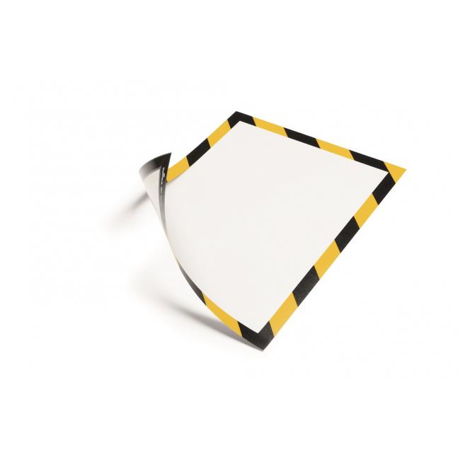 [DU494530] DURAFRAME MAGNETISCHE SICHERHEITSPLATTE A4 gelb-schwarz